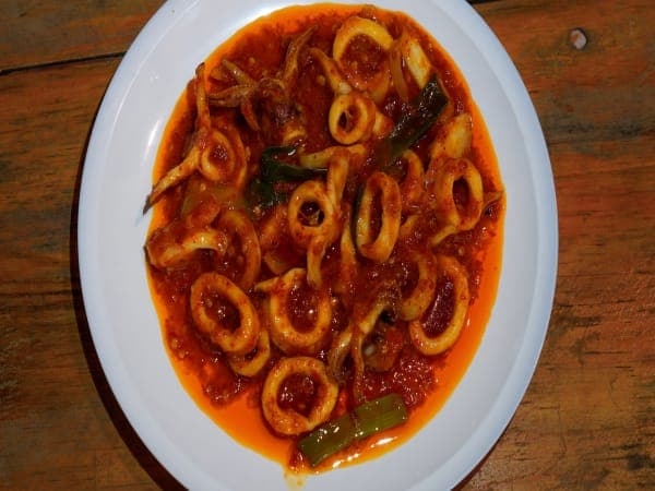 Cumi Balado - menu catering RETABA